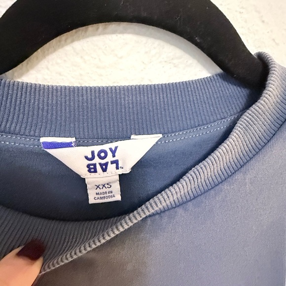 NWOT JoyLab Bubble Hem long Sleeve Shirt XXS - Picture 2 of 4